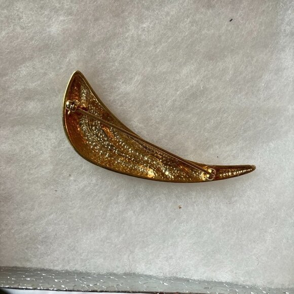 Beautiful Vintage Brooch w/ Rhinestones - Picture 3 of 3